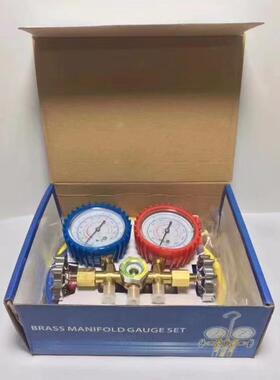 CT-536G/S表阀汽车空调加氟表双表阀冷媒表加氟压力表R134a雪种表