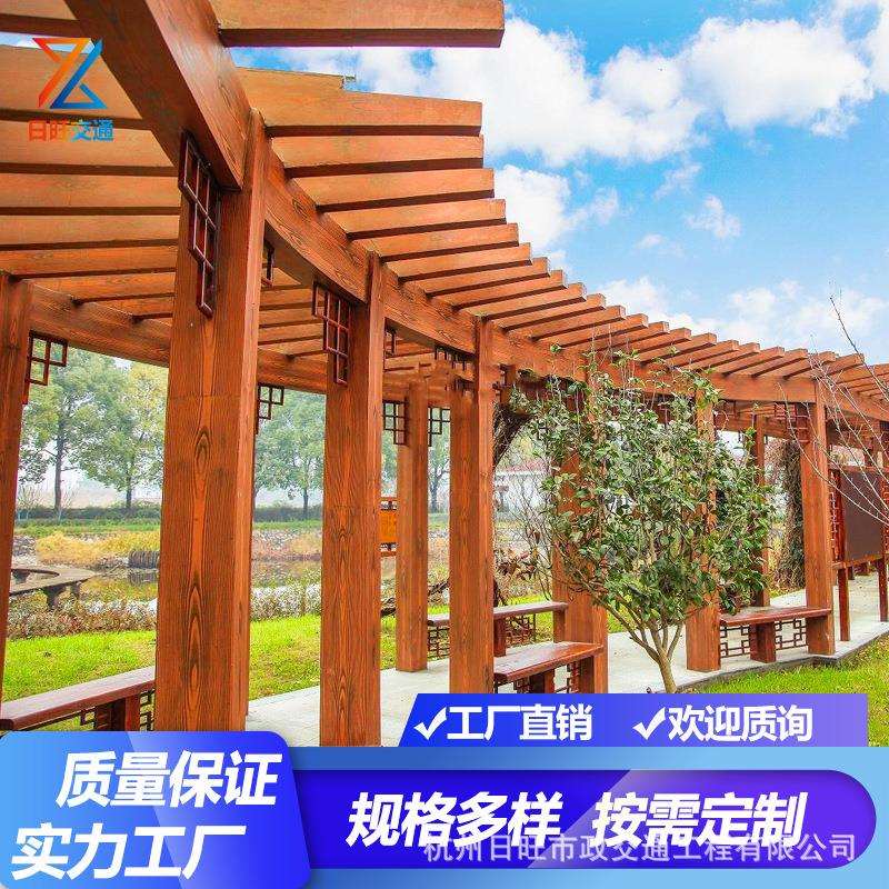 新中式别墅花园凉亭户外庭院园林休闲景观古建铝合金凉亭厂家直销