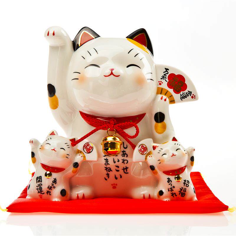 正品店本药师窑招财猫存钱罐大号陶瓷摆饰铺日开 业日乔迁结婚生