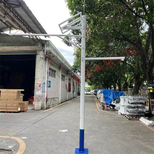 防汛设施监测立杆水利水库大坝监测太阳能立柱雨量计支架1米2米