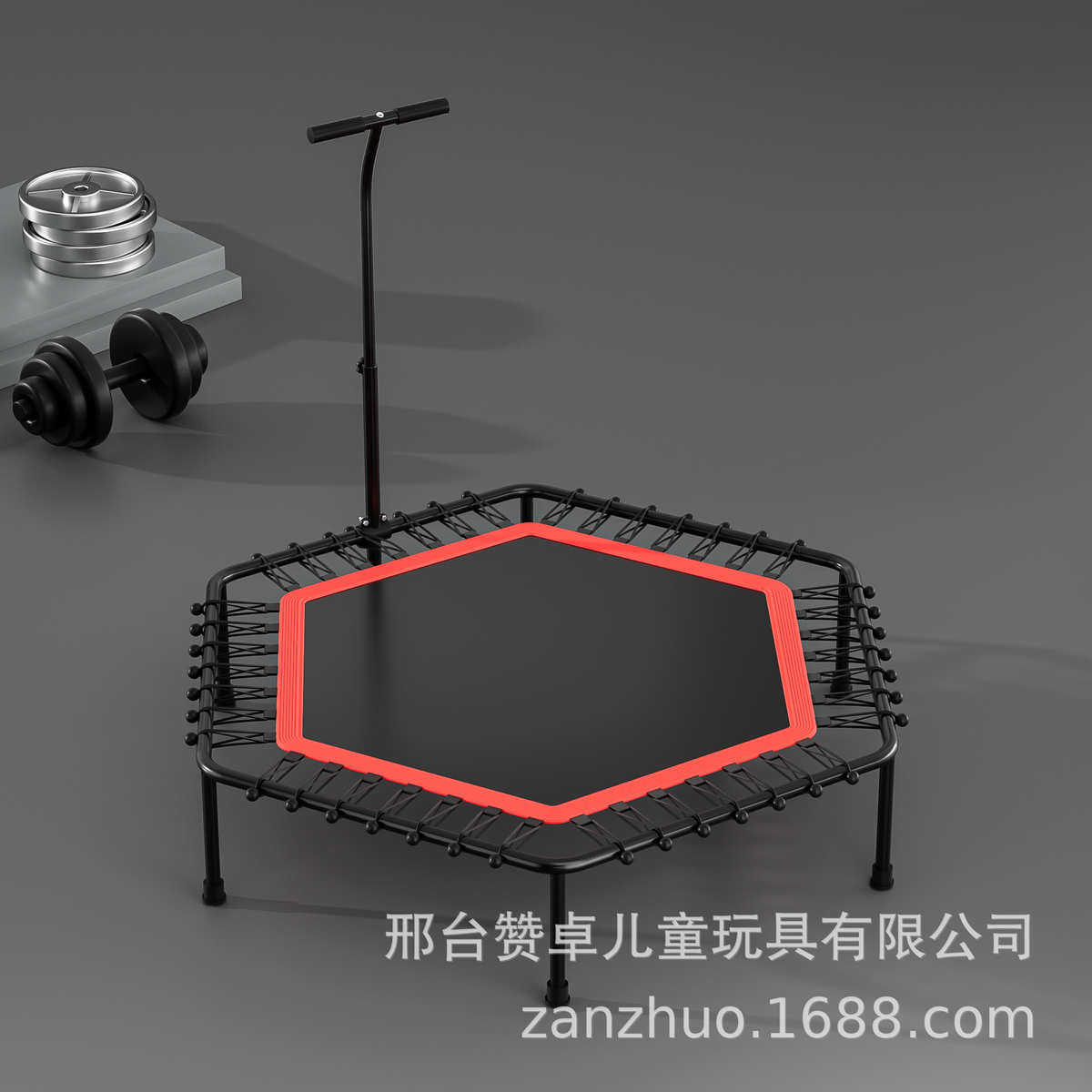 儿童健身房家用带商用50小孩床扶手蹦床蹦床蹦成人蹦床跳蹦寸