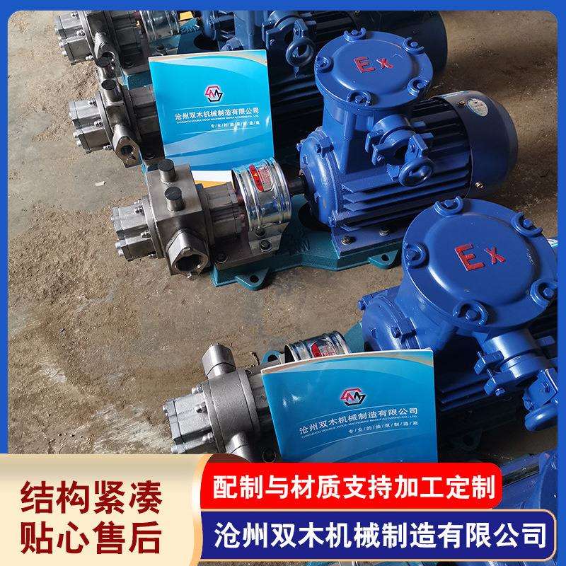 供应外润滑泵轴承外置不锈钢外润滑齿轮泵WZYB-55不锈钢齿轮泵