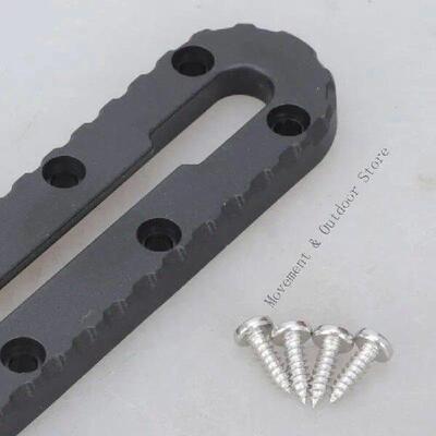 2Pcs Low Profile Track Kayak Slide Track Bracket Fishing