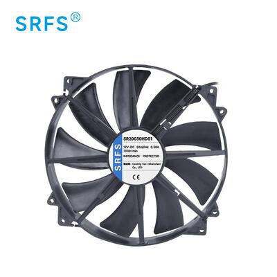 20030直流散热风扇DC12V风扇20cm冷却风扇工业植物培育器直流风扇