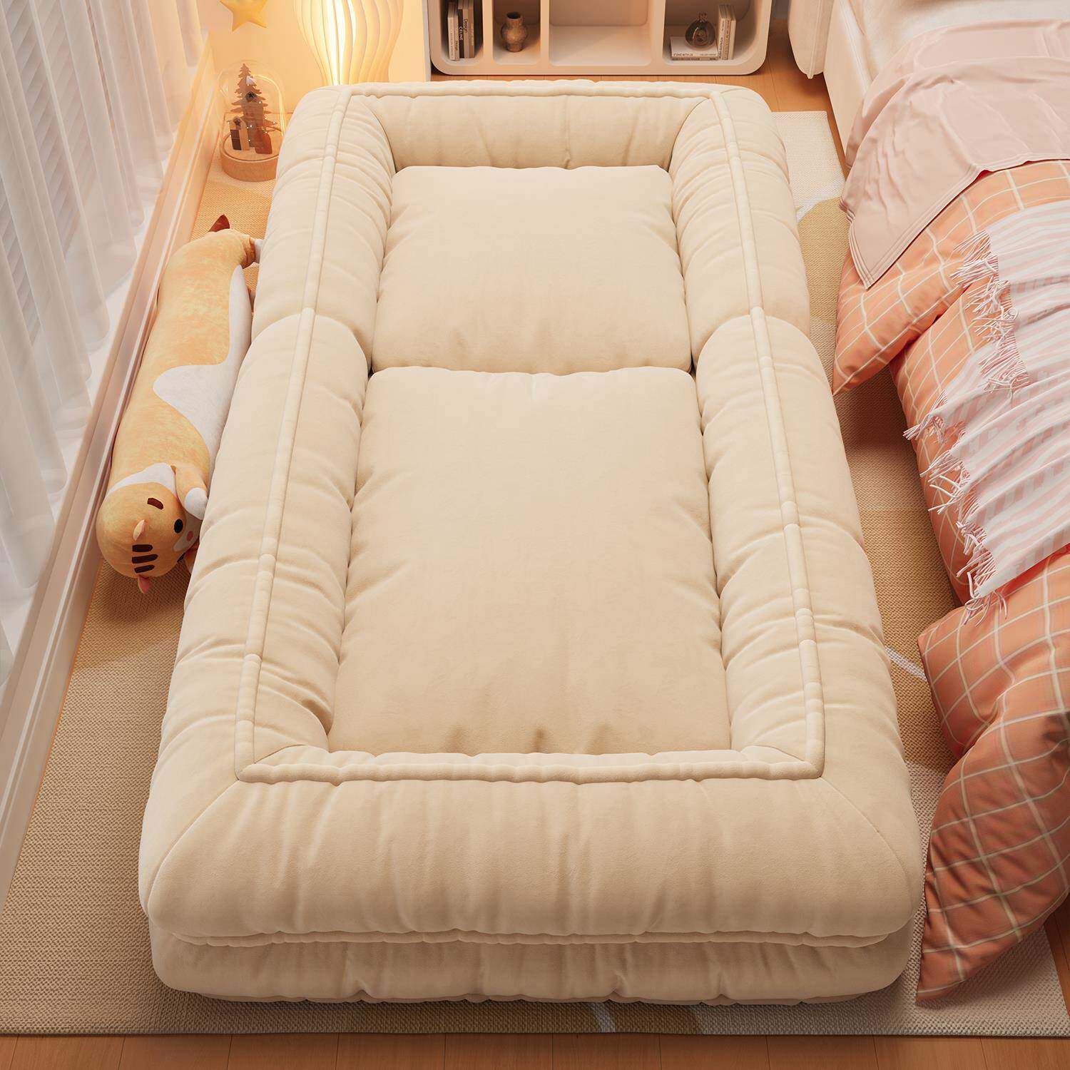 人类大狗窝科技布懒人沙发可躺可睡卧室单人沙发椅榻榻米网红