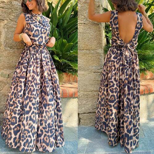 Two sets of printed top and skirt