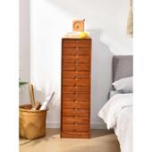 文件柜十二斗实木多层斗柜卧室首饰柜抽屉柜子印章柜夹缝柜靠墙柜