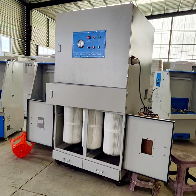 脉筒冲除尘器工业粉收QQG抛集器自动清灰光打磨烟尘尘移动式滤除