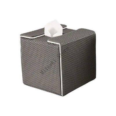 J60C Leather Tissue Holder Paper Dispenser Box Complements