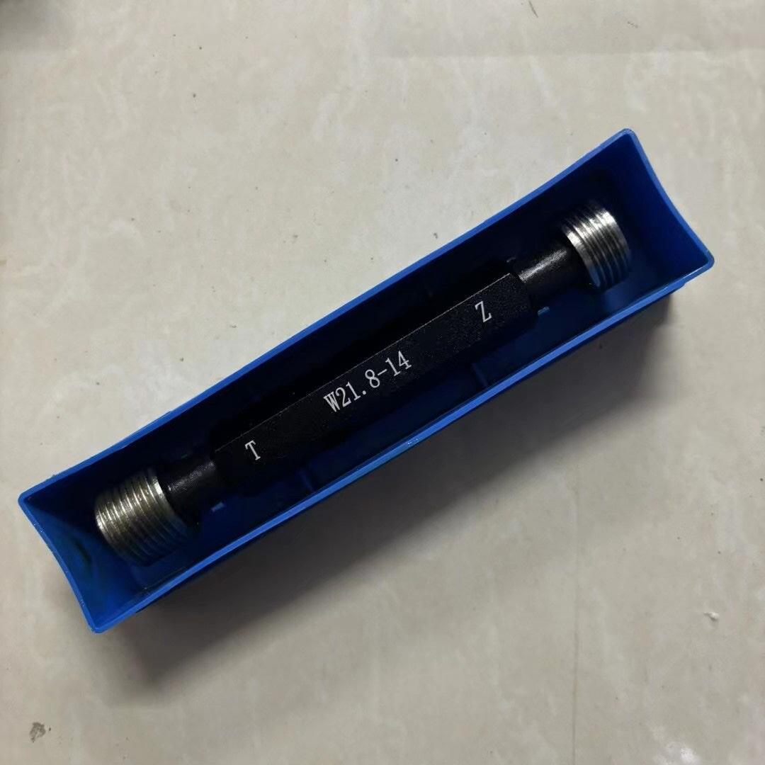 英制惠氏气瓶螺纹塞规W21.8-14 左牙环规LH 通止规塞规 牙规W21.8