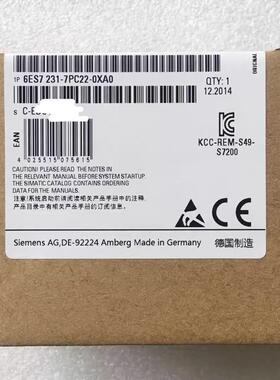 6ES7231-7PC22-0XA0 S7-200西门子6ES7 231-7PC22-0XA0
