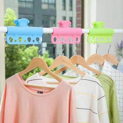 Wind-resistant large clips for clothes drying rack, snap fas
