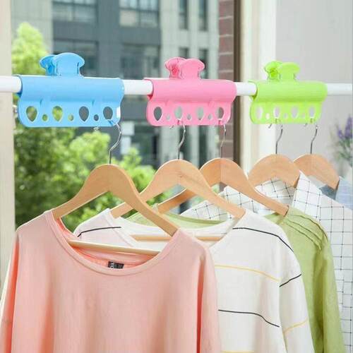 Wind-resistant large clips for clothes drying rack, snap fas