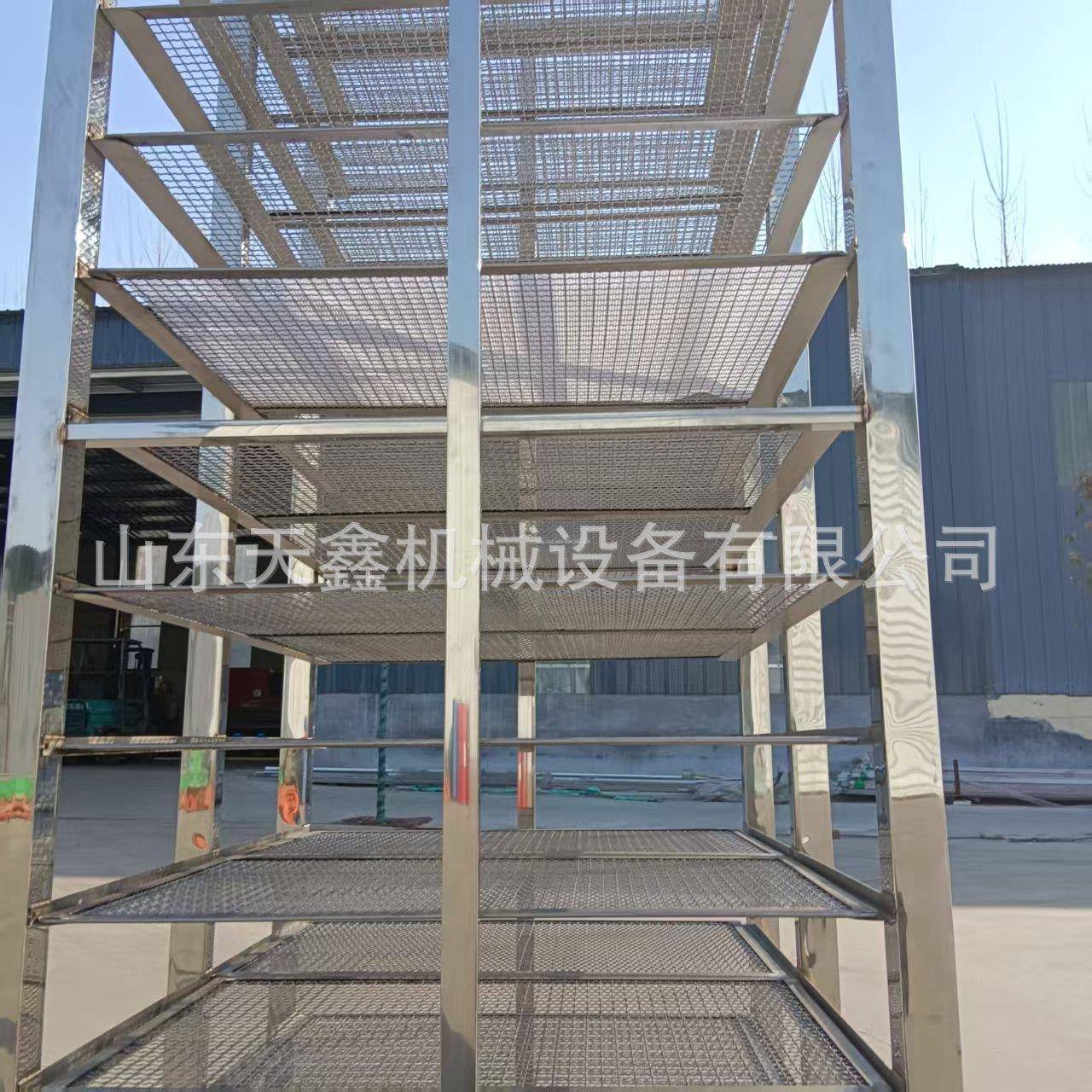 山东诸城食品厂用架子车不锈钢架子车蒸烧麦架子车蒸包子