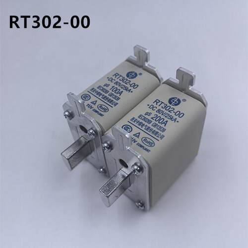 西安中熔熔断器RT302-00-100A200A250A300A400ADC快熔保险丝底座