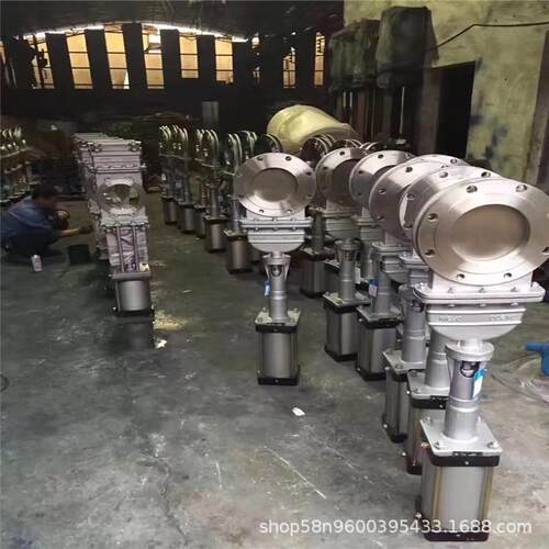 气动带盖耐磨刀闸阀DMZ673Y-10P气动暗杆刀型闸阀气动浆液阀