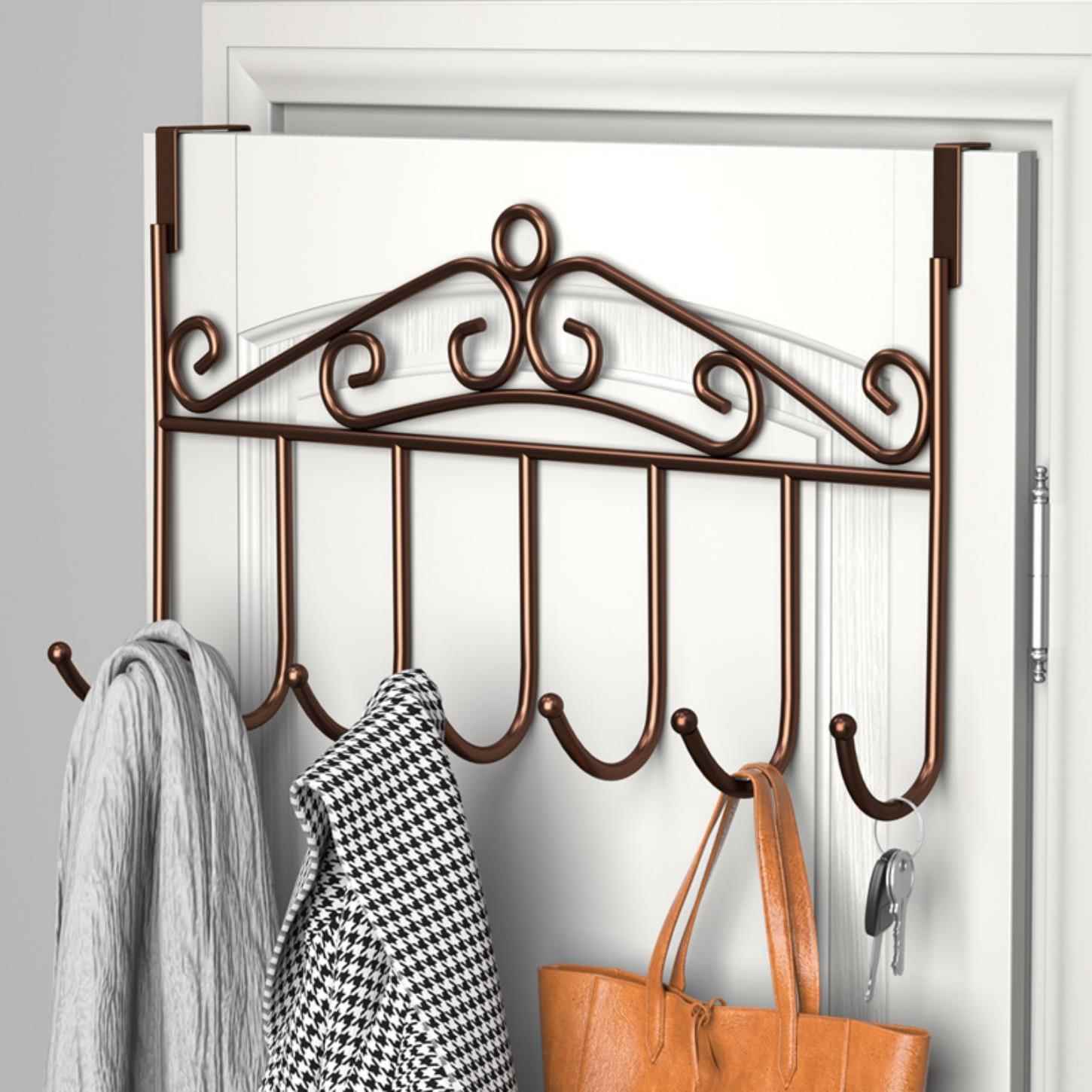 门后挂钩免打孔强力衣钩挂衣置物架衣服壁挂墙上帽子钥匙挂架收纳