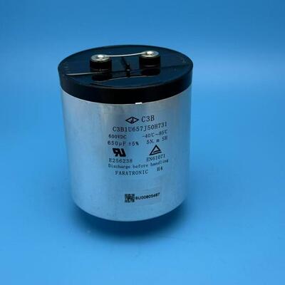 原装 C3B1U657J50H731 650UF 600V C3B 法拉 直流支撑电容