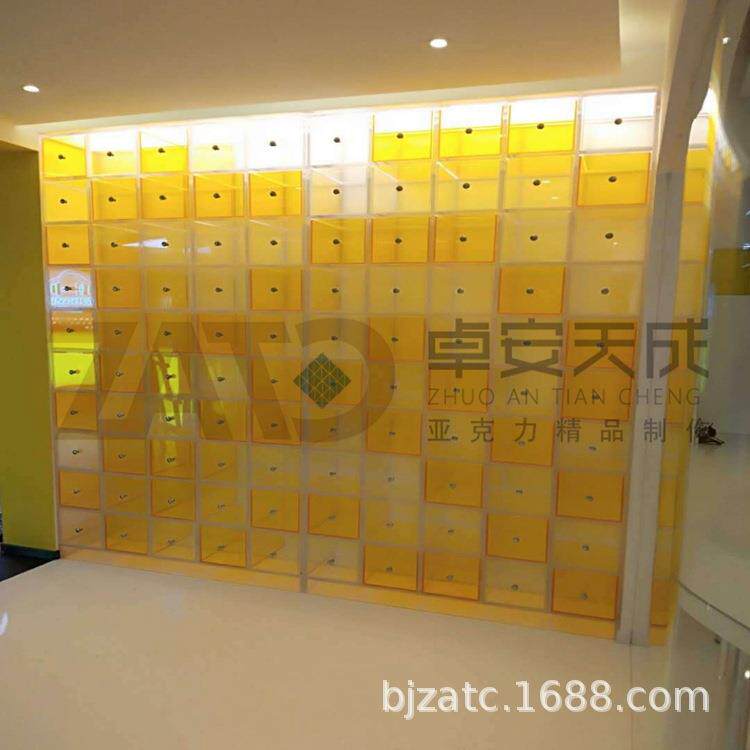 有机玻璃墙柜体亚克力家居制品 制作加工各种展示柜 可来图订做