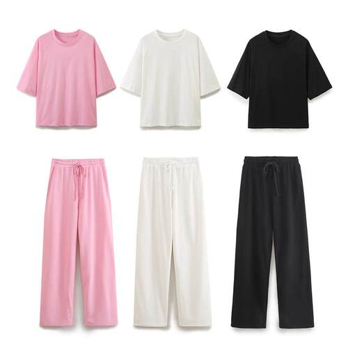 Double sided shirt, double-sided fabric jogging pants