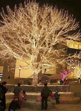 LED灯串低压压变器火箭泡石灯串圣诞节日庭饰院装钻小MRH彩灯