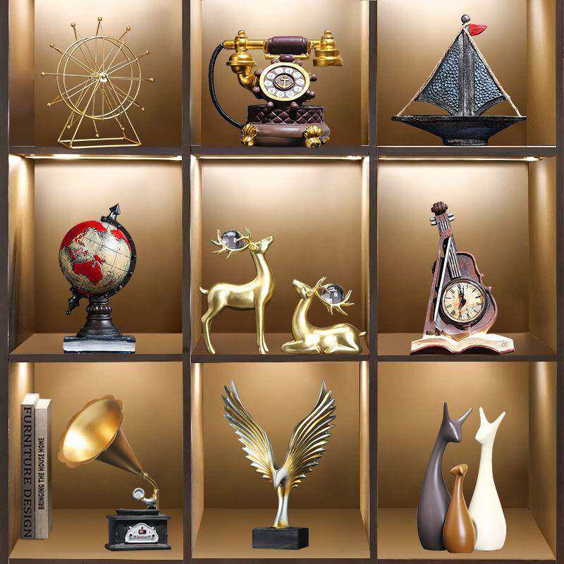 新款热销套装组合次摆件2026新款客厅酒柜电视柜感一整套装饰品