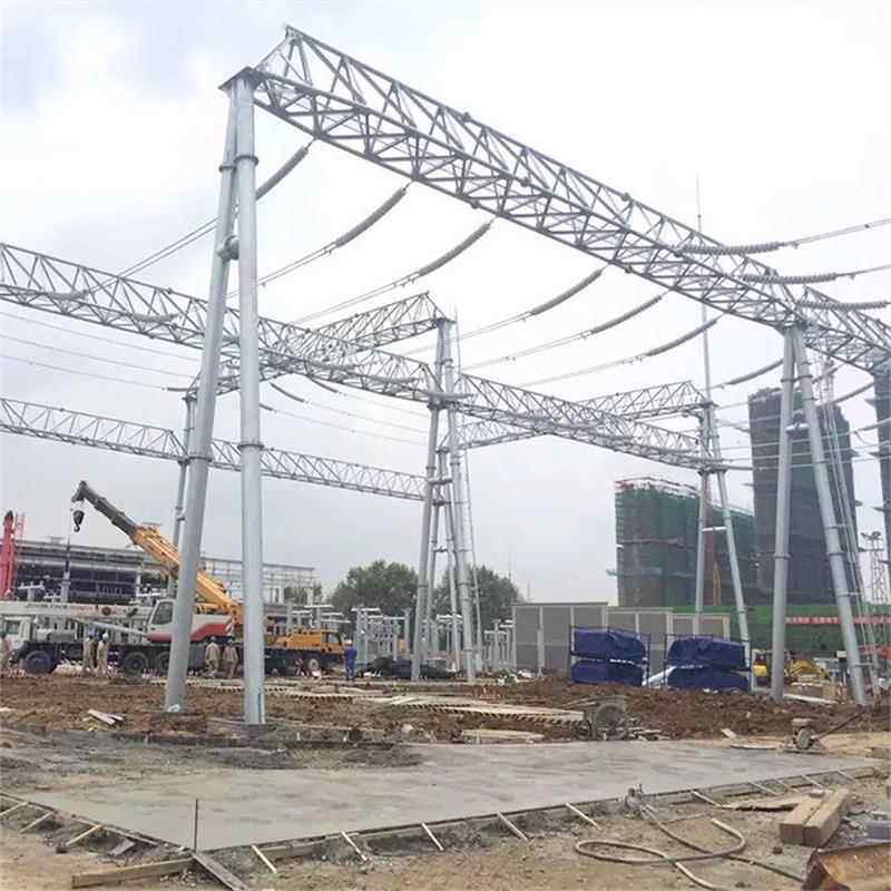 光伏钢管构支架 铁路龙门架构 母线桥支架 结构稳定 防腐性强