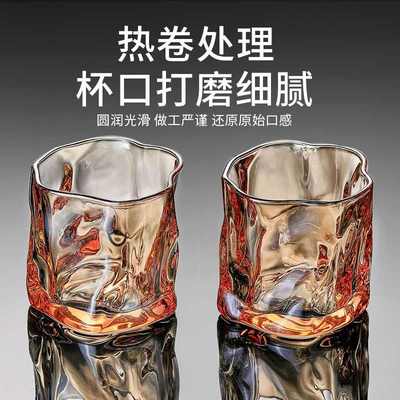 家用待客水杯套装客厅高颜值耐高温ins风杯子感轻奢玻璃水杯
