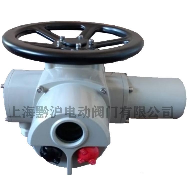 阀门电动装置 带中间位置停阀门电动执行器DZW45-18 无线遥控控制
