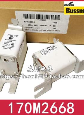 BUSSMANN保险丝 170M2668 170M2668D 250A 690V快断熔断器