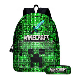 我的世界，minecraft中小学生书包游戏，周边双背包