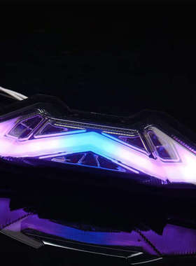 TS小牛N1/N1S/NQi/M+/M2刹车灯睿世TS七彩兰博流水尾灯APP可调