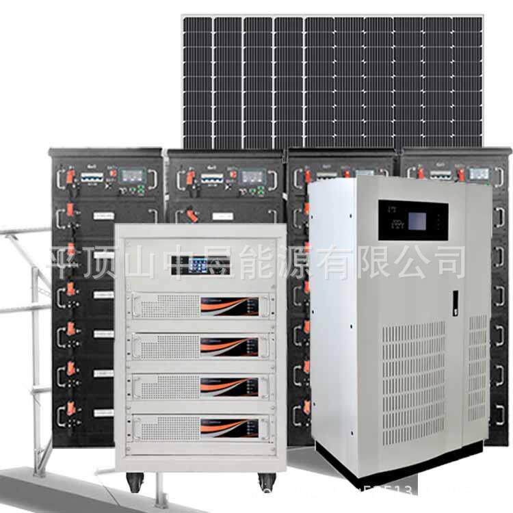 三相380VAC工业用光伏电站太阳能离网系统100KVA光伏储能系统80KW