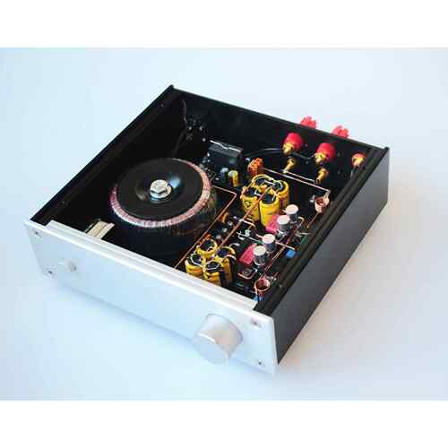 LM1875搭棚功放机 纯后级功放 成品机 HIFI功放 桌面功放