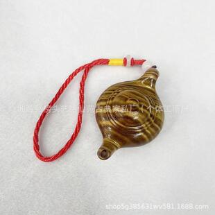 艺铭仙苑金丝楠木阴木满波纹手把件葫芦把把壶富甲天下斗牛