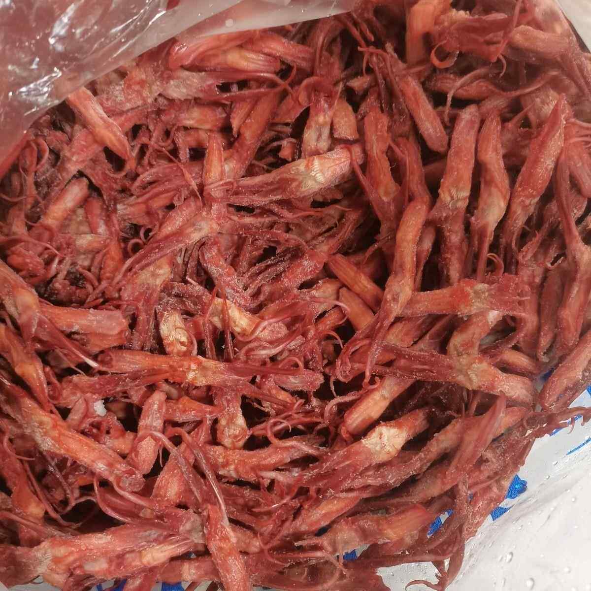 中个头温州鸭舌头散装鸭舌半成品酱鸭舌生的商用半成品冷冻