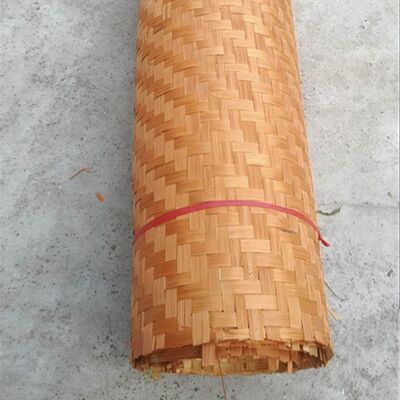 厂家竹编青黄装饰吊顶竹席竹篾席竹条席装修装潢茶楼碳化染色热卖