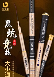 宝飞龙鱼竿4.5H伯爵 28偏19调 4.5米黑坑竞技台钓鱼竿6.3米湖库竿