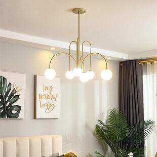 北欧吊灯客厅卧室现代简约魔豆分子网红饭厅创意个性 店灯 ins服装