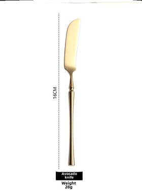 Nordic stainless steel steak knife, fork and spoon set