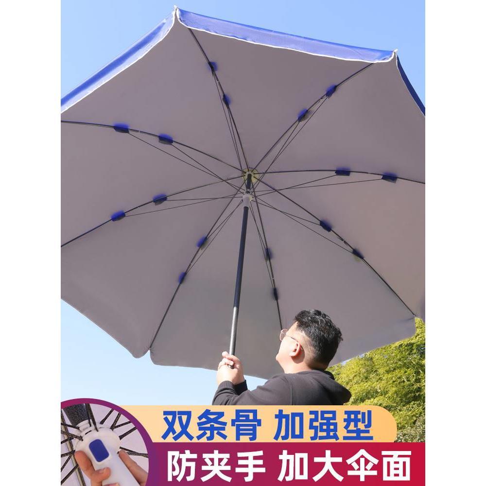 加大遮雨伞落地大伞大号户外小号摆摊太阳伞挡风圆伞大型沙滩伞