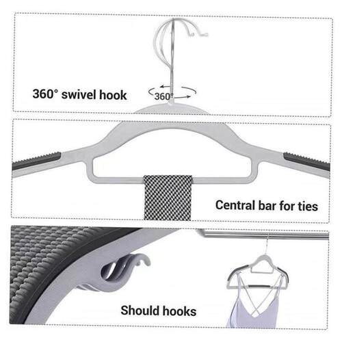 40 Pcs/Lot plastic Clothes Hangers Dress Coats Hanger holder