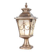 太阳能柱头灯户外防水别墅庭院灯室外美式 花园围墙门柱灯大门柱子