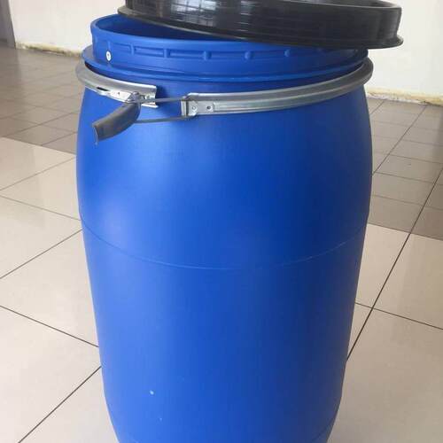 150L塑料桶法兰桶抱箍桶150KG化工桶蓝色桶加厚桶食品级桶耐酸碱