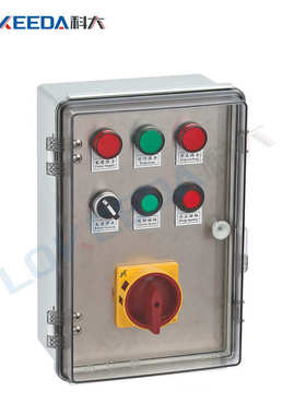 塑料带盒*箱300*200防水透明配电130mm内户外电控pc防水中门阻燃