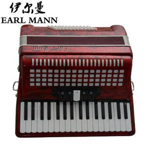 伊尔曼Earl Mann 60贝斯专业手风琴越秀红