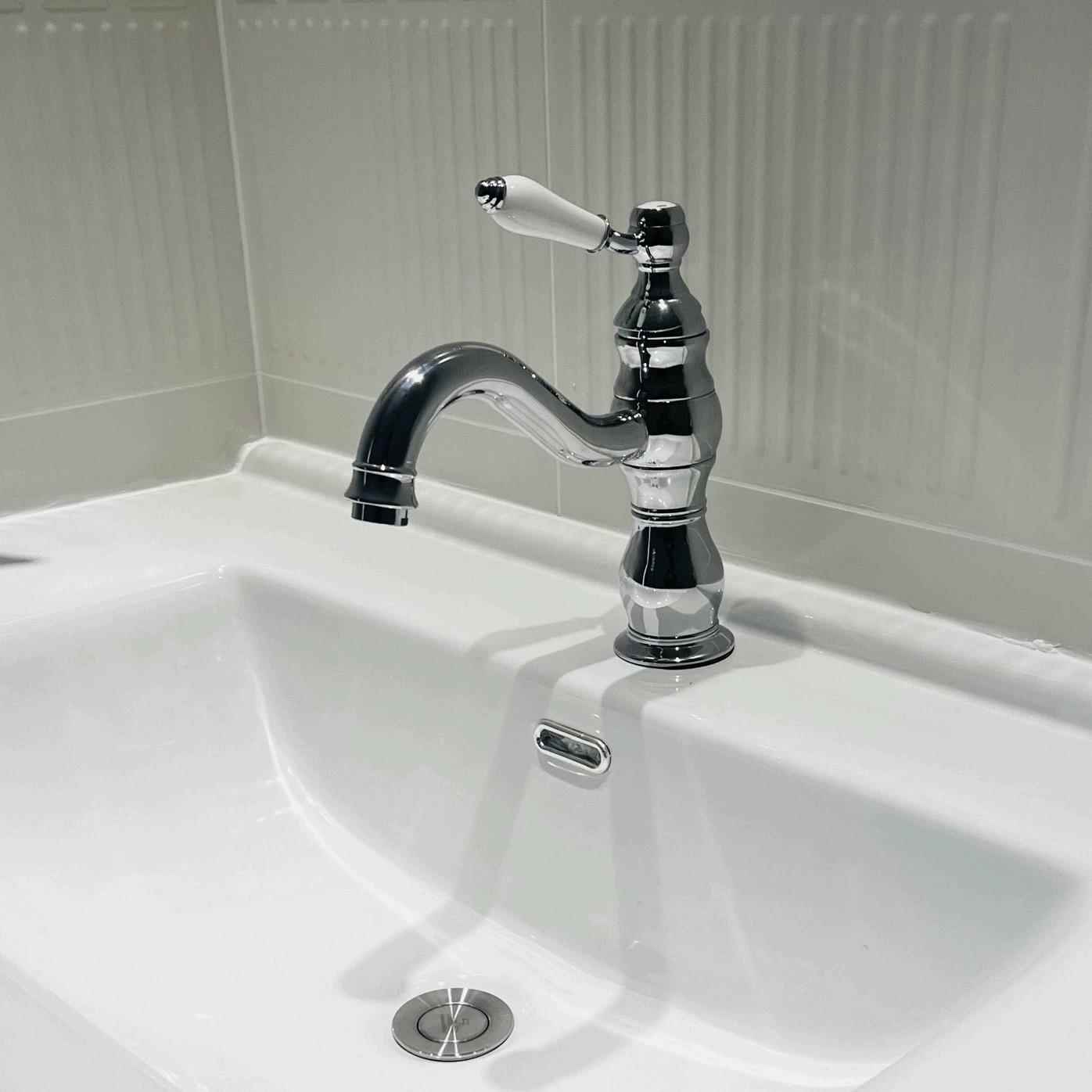 包邮冷热水龙头复古铜7陶瓷冷热通用旋转欧美法式卫浴洁具
