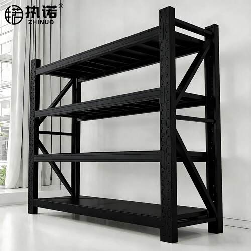 货架多层置物架储物间家庭货物架快递仓储重型仓库超强承重铁架