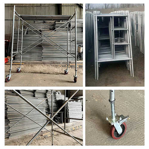 厂家销售 脚手架 梯形脚手架 建筑装修镀锌手脚架 移动脚手架批发