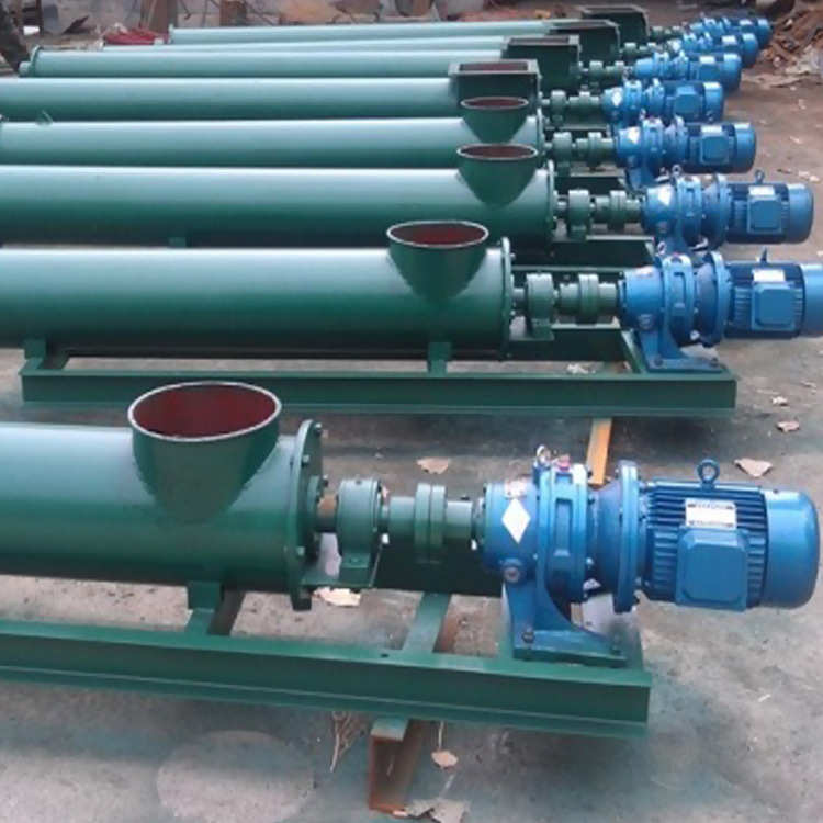 工厂加工粮食运输连板螺旋升降输送机管式螺旋输送机设备